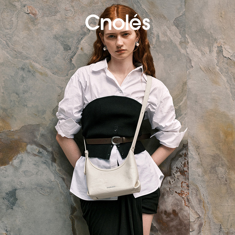 Cnoles蔻一水灵包手提月牙包