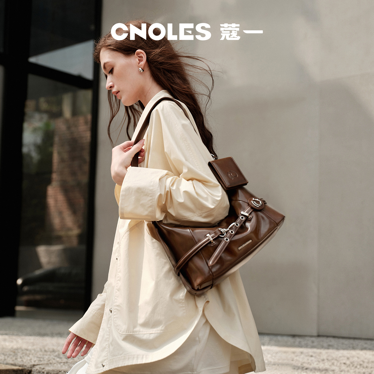 Cnoles蔻一青岚包hobo包B00457D